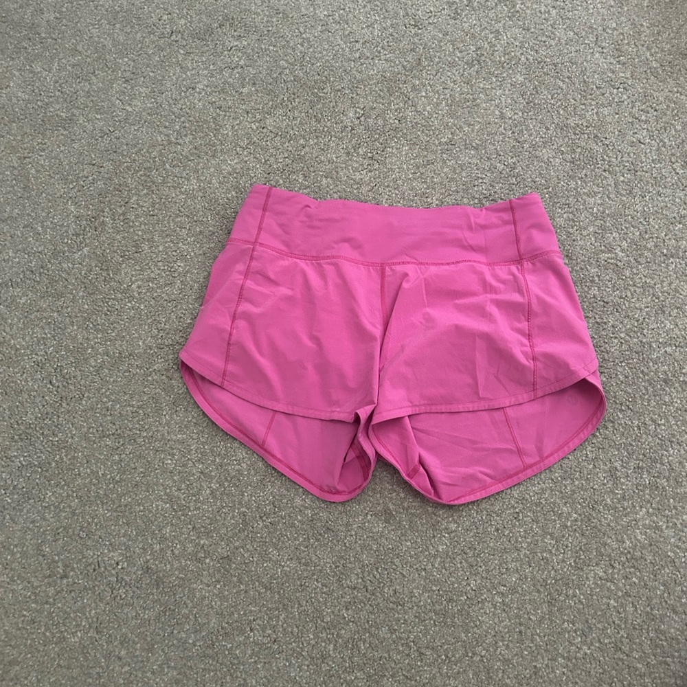 Lululemon speed up shorts, great condition. Size 6.